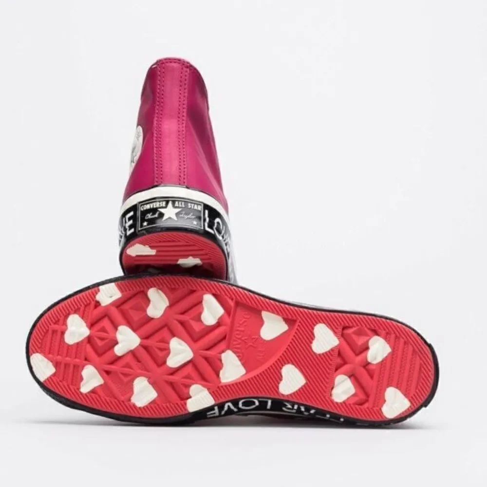 CONVERSE CHUCK 70 HI "LOVE GRAPHIC" 563472C Womens 10.5 Mens 8.5 US 42 EUR RED - Picture 9 of 10